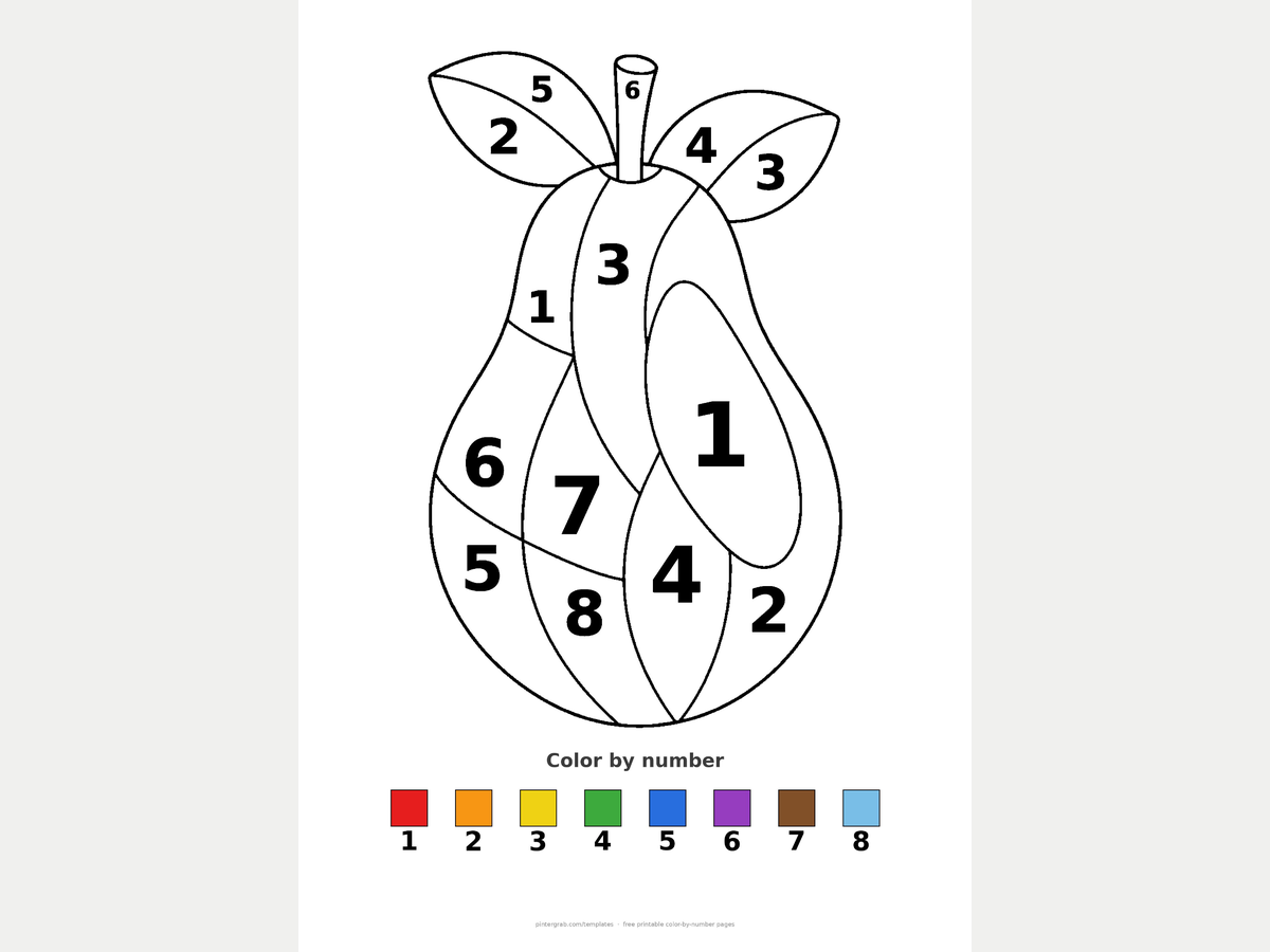 Color-by-Number Pages — 40-Page Pack preview 3