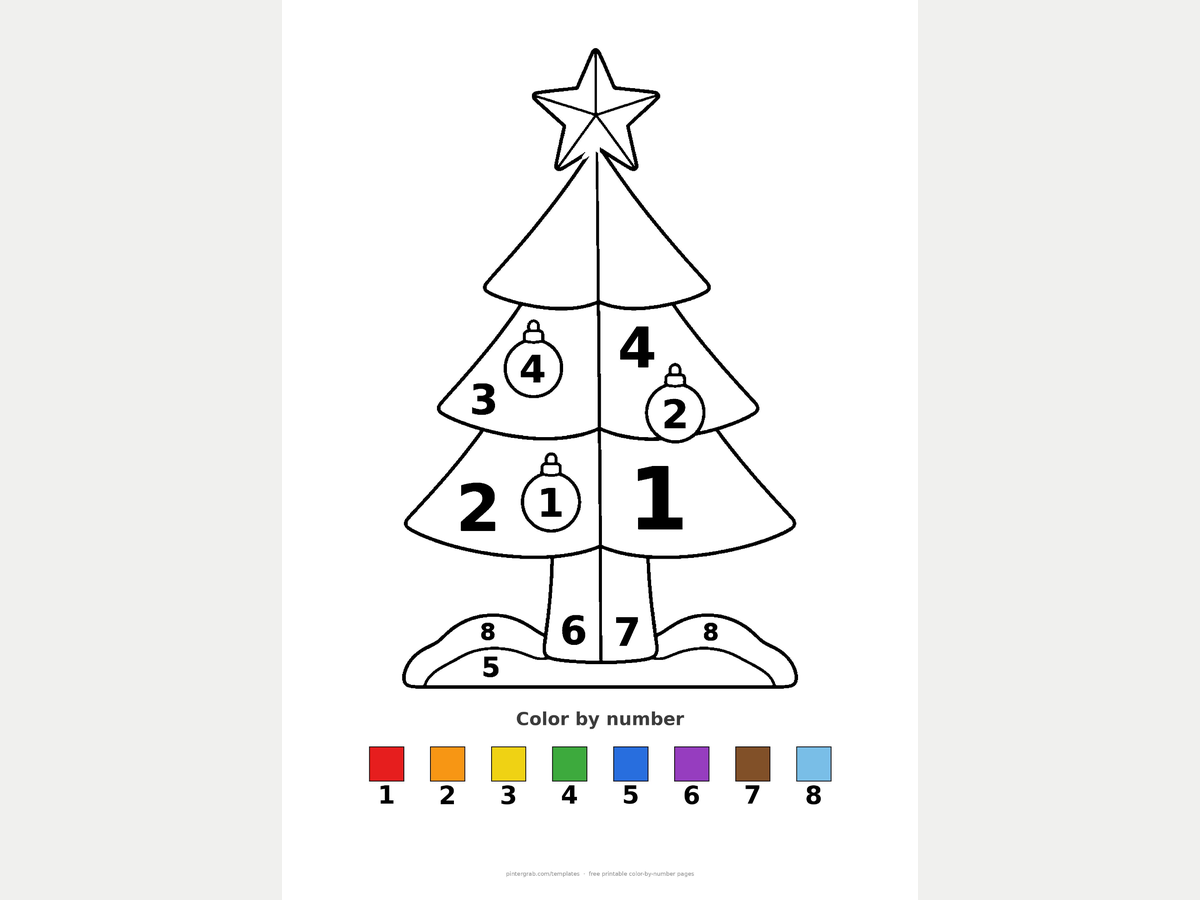 Color-by-Number Pages — 40-Page Pack preview 5