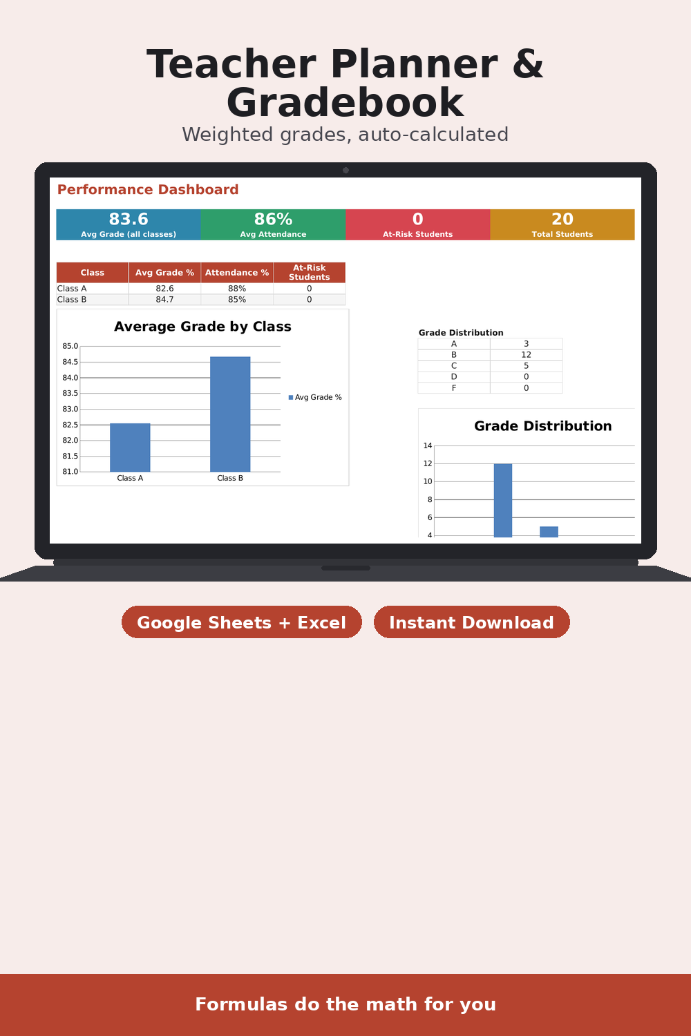 Teacher Planner & Gradebook preview 6
